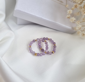 Pierścionek z ametystem