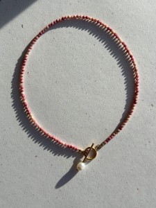 Naszyjnik z rodonitem RODA