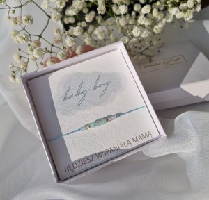 Bransoletka dla Przyszłej Mamy Baby Boy