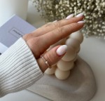 Pierścionek z kamieniem słonecznym i perełką KIRA