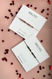 Bransoletka MIŁOŚĆ Alfabet Morse'a 