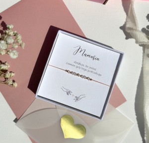 Prezent na Dzień Mamy Bransoletka z perełką