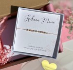 Bransoletka dla Mamy z perełką i kolorowym opalem