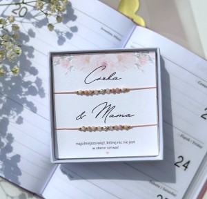 Bransoletka dla Mamy i Córki