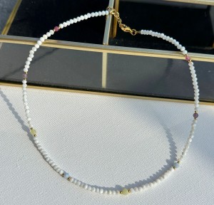 Naszyjnik z kolorowymi kamieniami RAINBOW