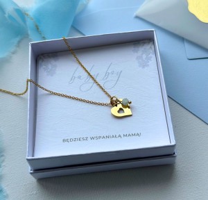 Naszyjnik z serduszkiem dla mamy